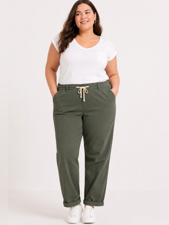torrid Pants - 💚✨ Torrid Olive Green Drawstring Utility Pants Size 2✨💚